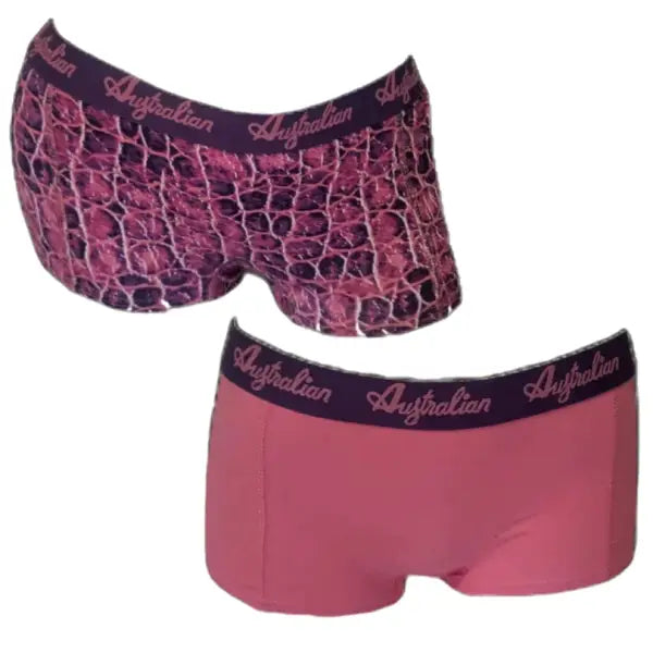 2 pack Australian Dames Animal pink - Dames ondergoed
