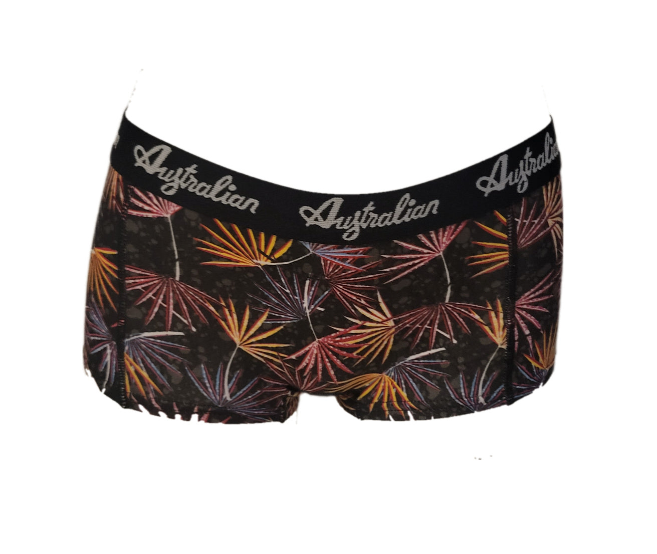 Elegante bloemenpracht 2 Pack Australian Dames Boxers Black Floral