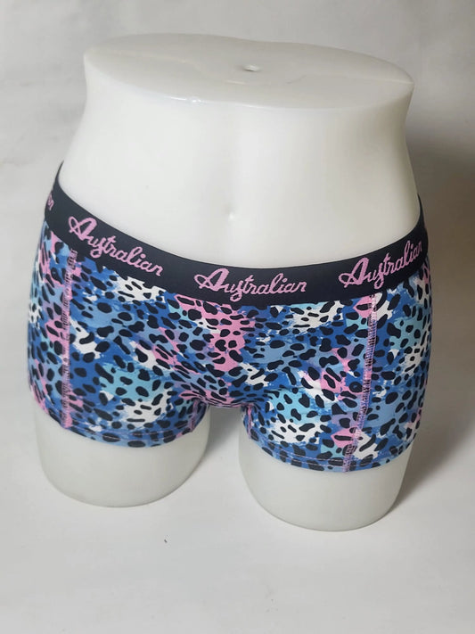 2 pack Australian Dames boxershort Bleu pink panter - Dames boxershort