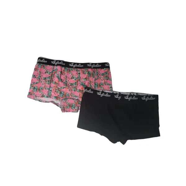2 pack Australian Dames boxershorts Black birds - Dames boxershort