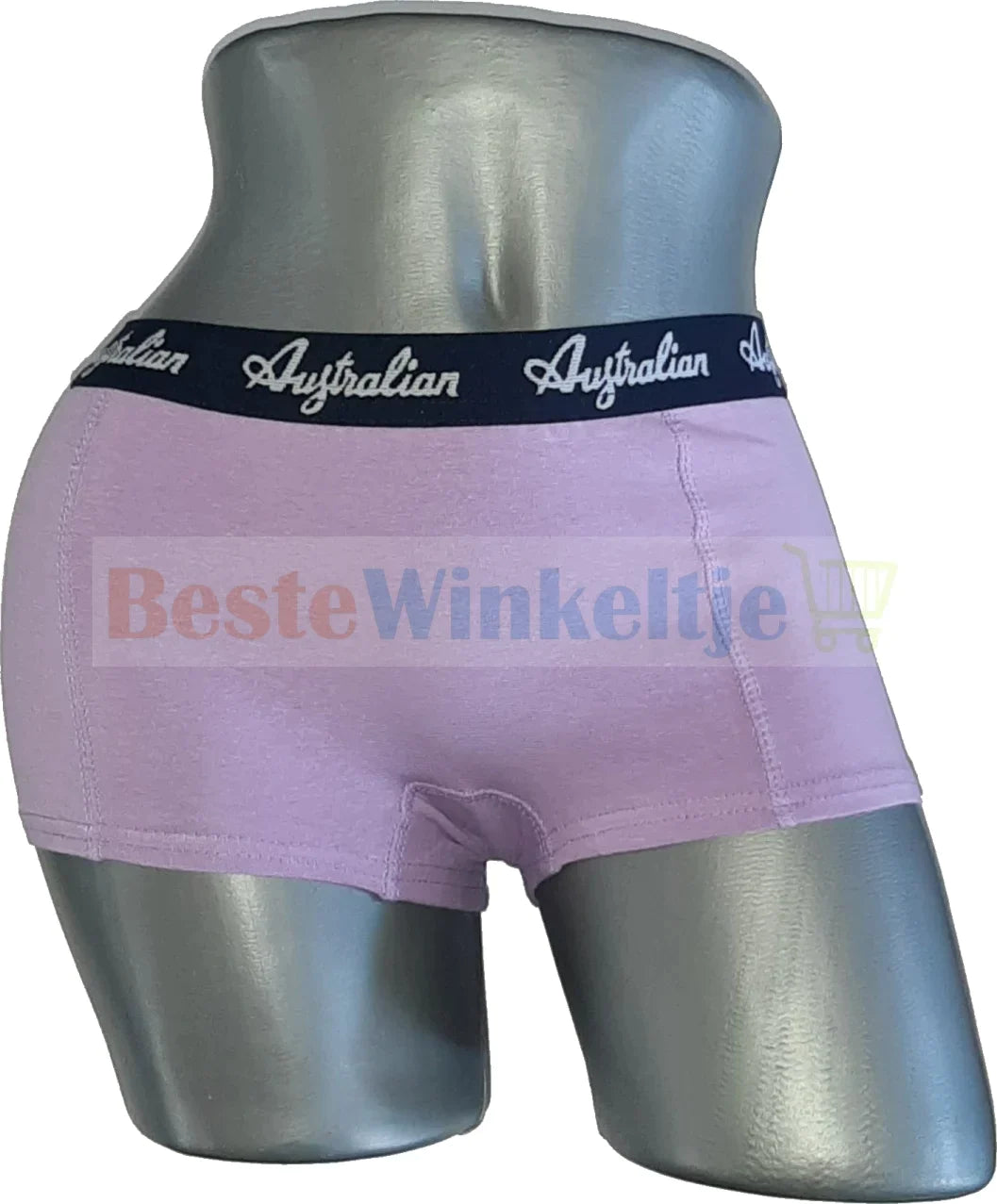 2 pack Australian Dames Zwart-Lila - boxershort