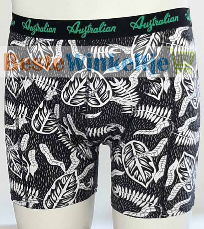 2 pack Australian heren boxershort zwart art - M / Heren / Zwart - Boxershort heren