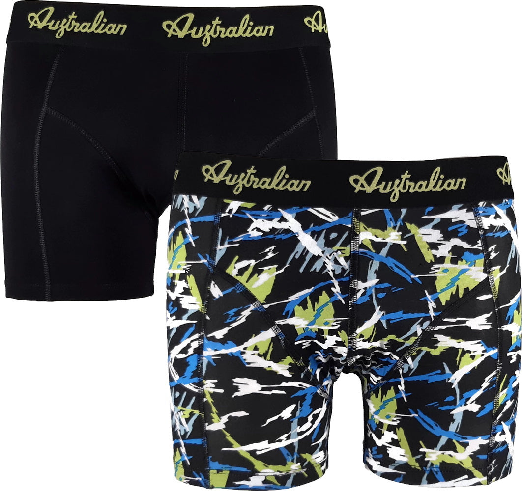 2 pack Australian Heren Boxershorts Abstract - Boxershort