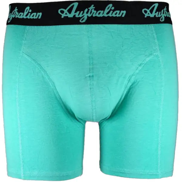 2 pack Australian Heren Boxershorts Black Mint - Boxershort