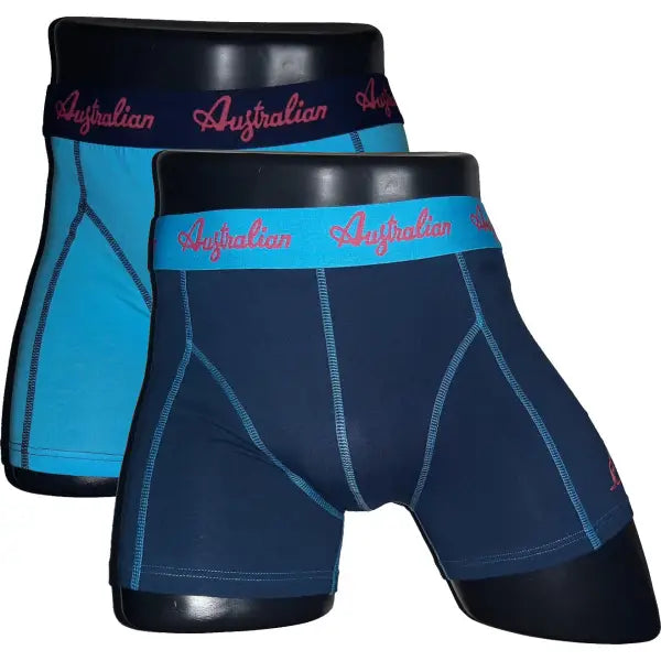 2 pack Australian Heren boxershorts Blauw - Boxershort