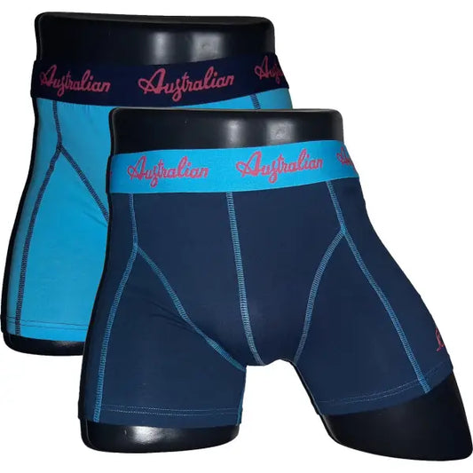 2 pack Australian Heren boxershorts Blauw - Boxershort