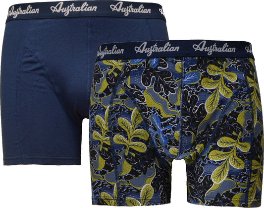 2 pack Australian Heren Boxershorts ’Blue-Bush’ - Boxershort