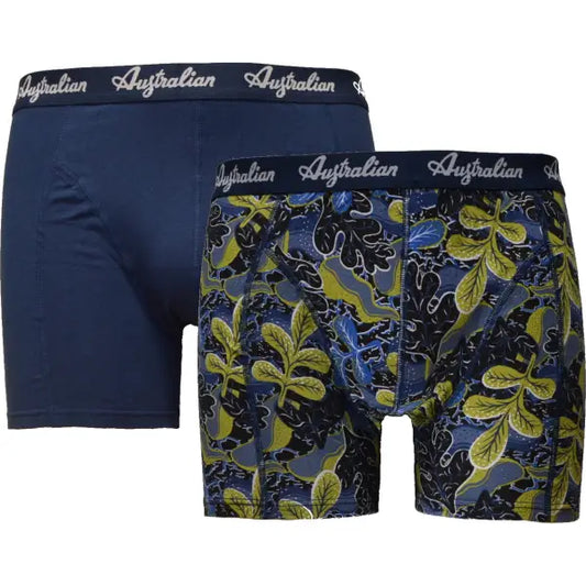 2 pack Australian Heren Boxershorts ’Blue-Bush’ - Boxershort