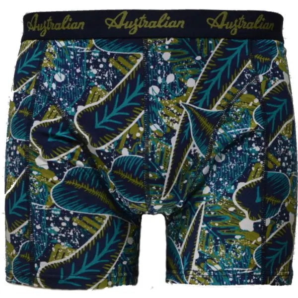 2 pack Australian Heren Boxershorts ’Blue-Flora’ - Boxershort