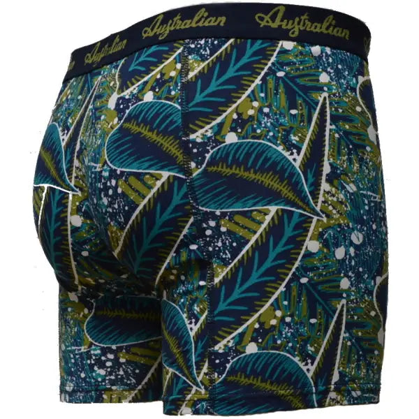 2 pack Australian Heren Boxershorts ’Blue-Flora’ - Boxershort