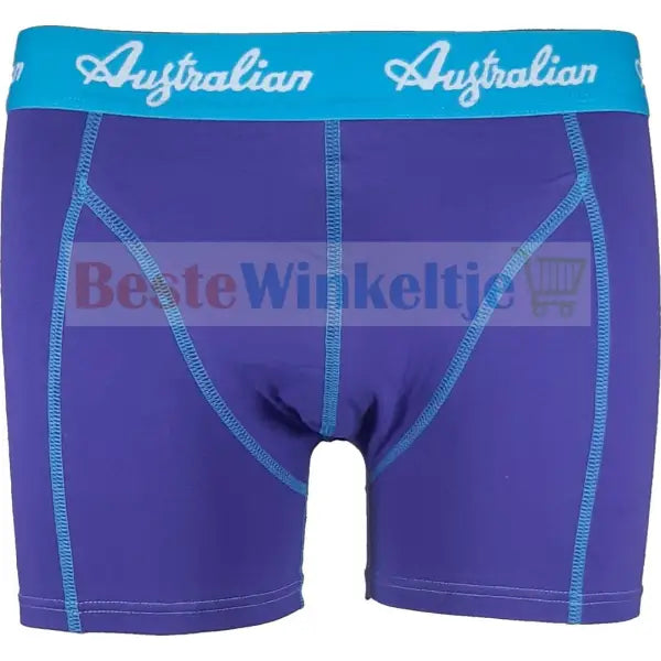 2 pack Australian Heren Boxershorts Camouflage Blue - Boxershort
