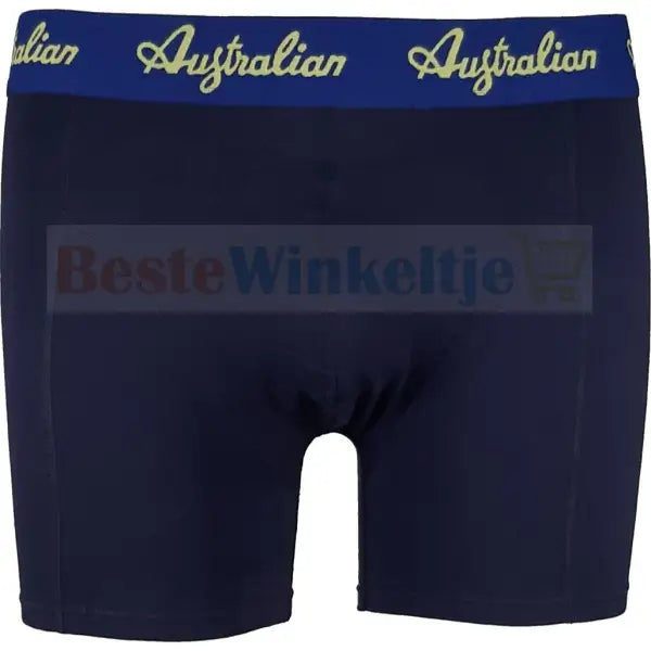 2 pack Australian Heren boxershorts Fantasy Acid Blue - Boxershort