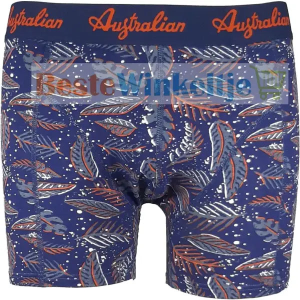 2 pack Australian Heren boxershorts Forest Blauw - Boxershort