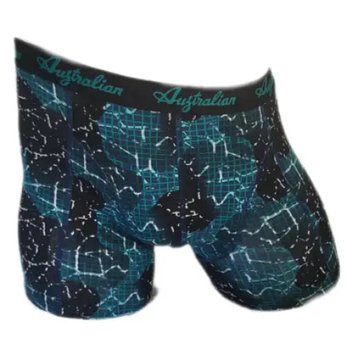 2 pack Australian Heren boxershorts Green labyrinth Print - Boxershort heren