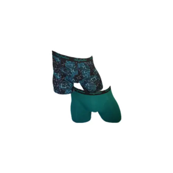 2 pack Australian Heren boxershorts Green labyrinth Print - Boxershort