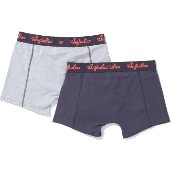 2 pack Australian Heren boxershorts Grijs-Antracite - Boxershort