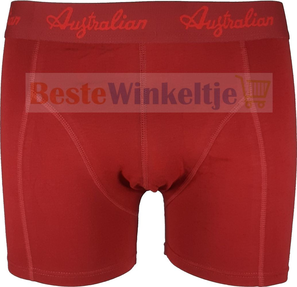 2 pack Australian Heren Boxershorts Red Camo - Boxershort