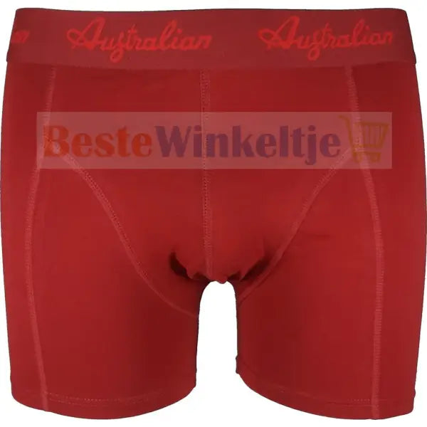 2 pack Australian Heren Boxershorts Red Camo - Boxershort