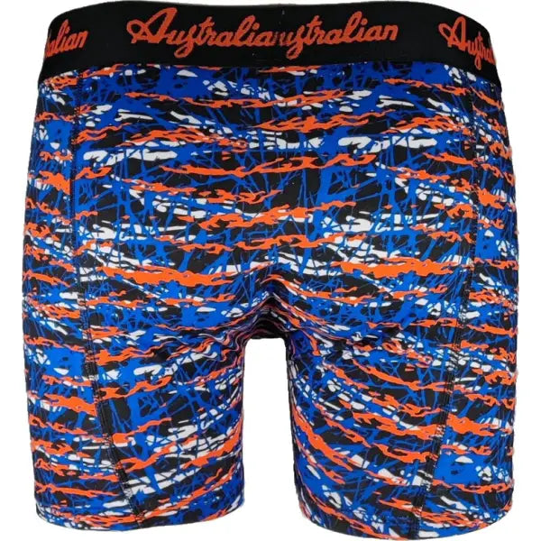 2 pack Australian Heren Boxershorts Scorched Orange - Boxershort