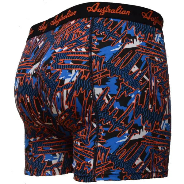 2 pack Australian Heren Boxershorts ’Scratchy-Black’ - Boxershort