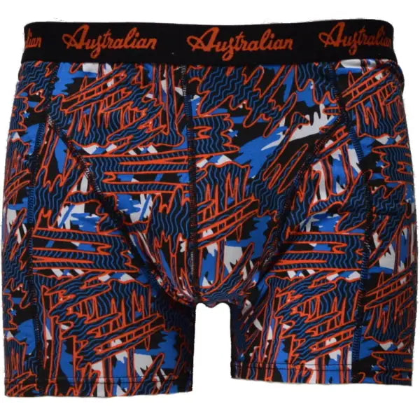 2 pack Australian Heren Boxershorts ’Scratchy-Black’ - Boxershort
