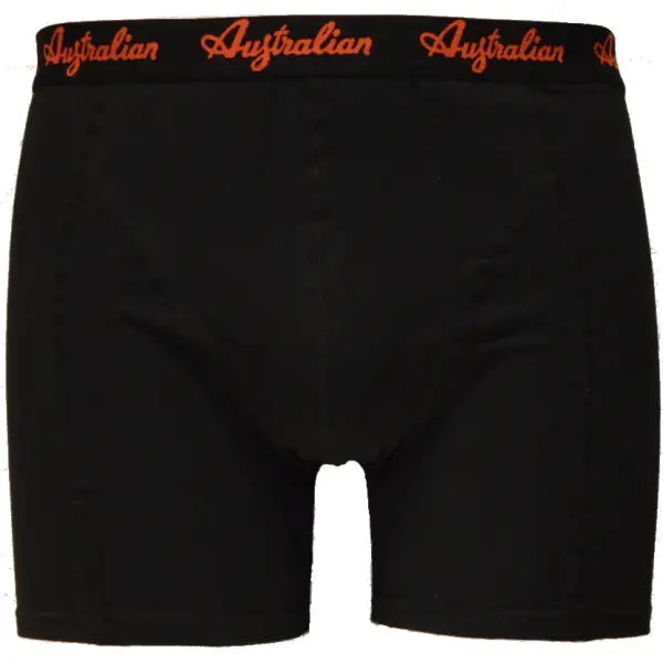 2 pack Australian Heren Boxershorts ’Scratchy-Black’ - Boxershort
