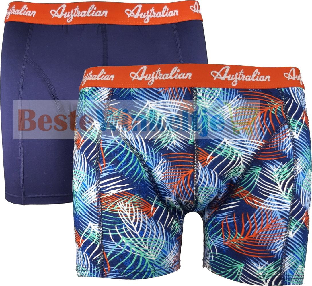 2 pack Australian Heren Boxershorts Seaplant - Boxershort