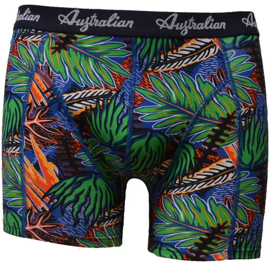 2 pack Australian Heren boxershorts Tropical Blue - Boxershort