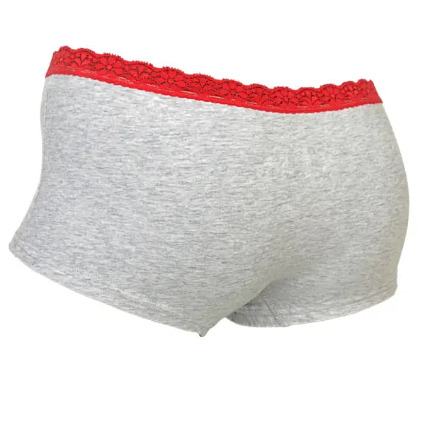 2 pack Funderwear Dames boxer ’Grijs Melange’ - boxershort