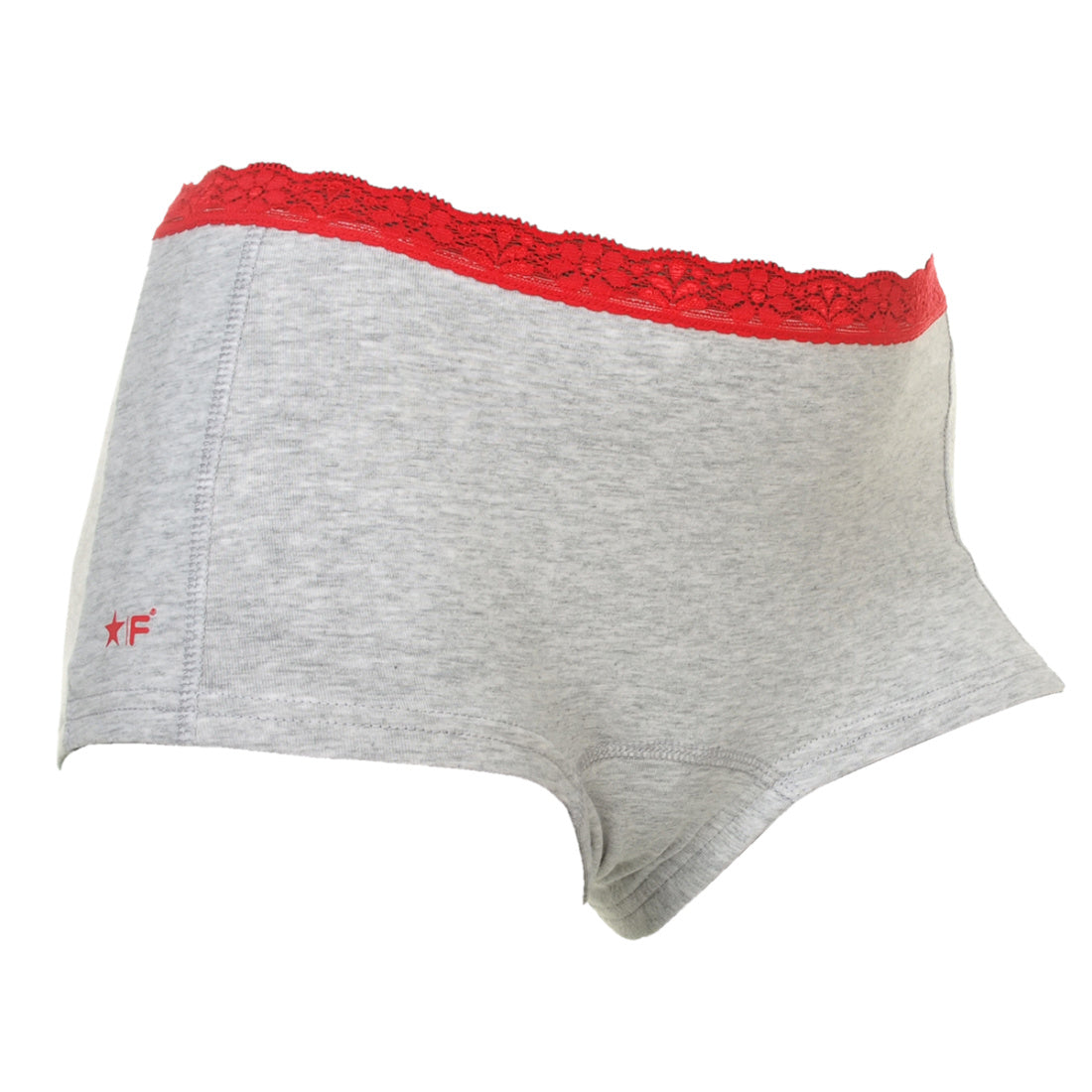 2 pack Funderwear Dames boxer ’Grijs Melange’ - boxershort