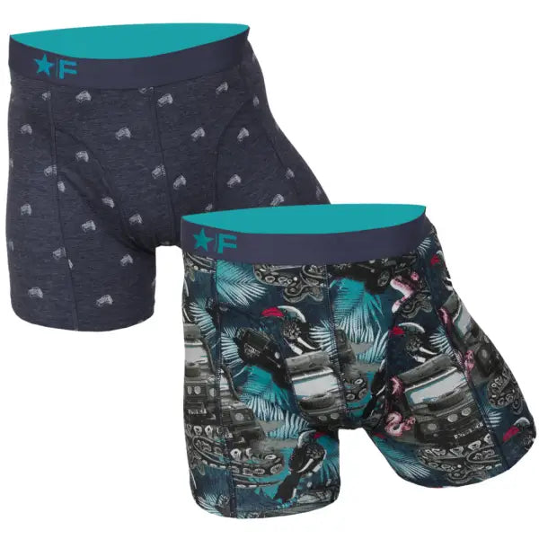 2 pack Funderwear Heren Boxer ’Jeep / Jungle’ - Boxershort