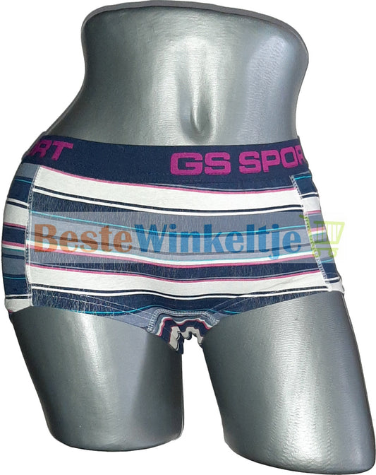 2 pack GS Sport Dames Print / Fuchsia - boxershort