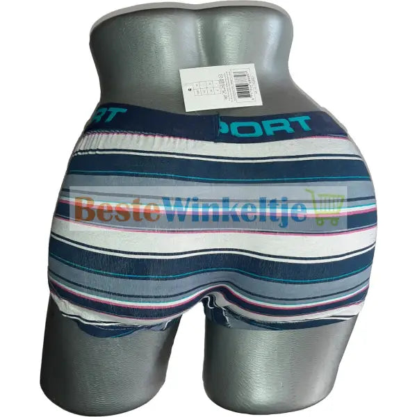 2 pack GS Sport Dames Print / Marine - boxershort