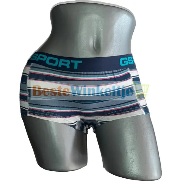 2 pack GS Sport Dames Print / Marine - boxershort
