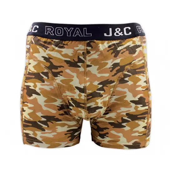 2 pack J&C Heren boxershort ’Camouflage-Army’