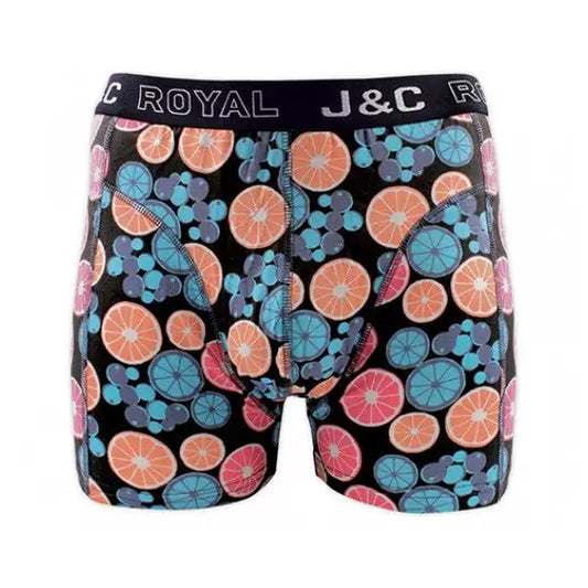 2 pack J&C Heren boxershort Citrus ’Peach&Lime’