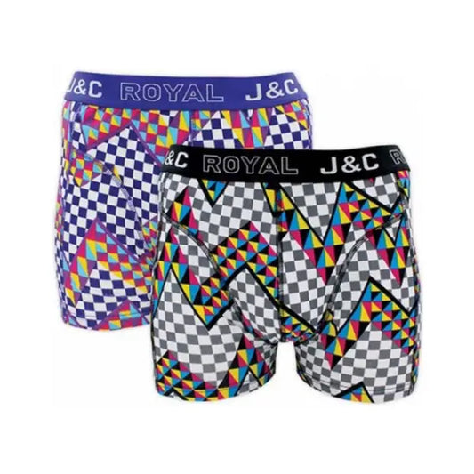 2 pack J&C Heren boxershort ’Triangel’