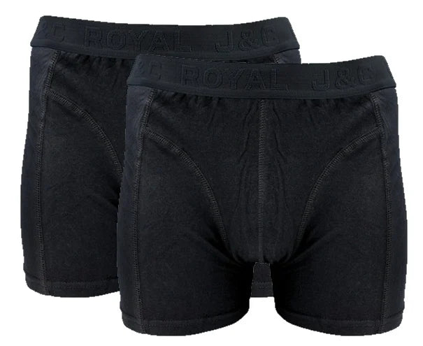 2 pack J&C Herenboxer Zwart - Boxershort heren