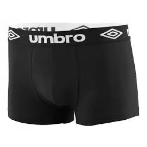 2 Pack UMBRO zwarte boxershorts Heren katoen - Boxershort