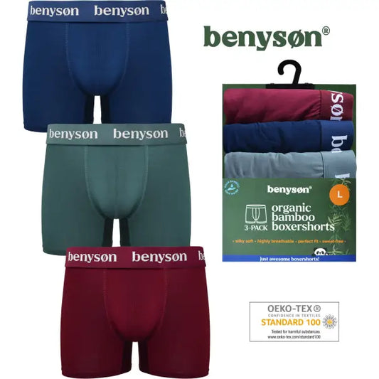 3 pack Benyson Bamboe Heren boxers 7011