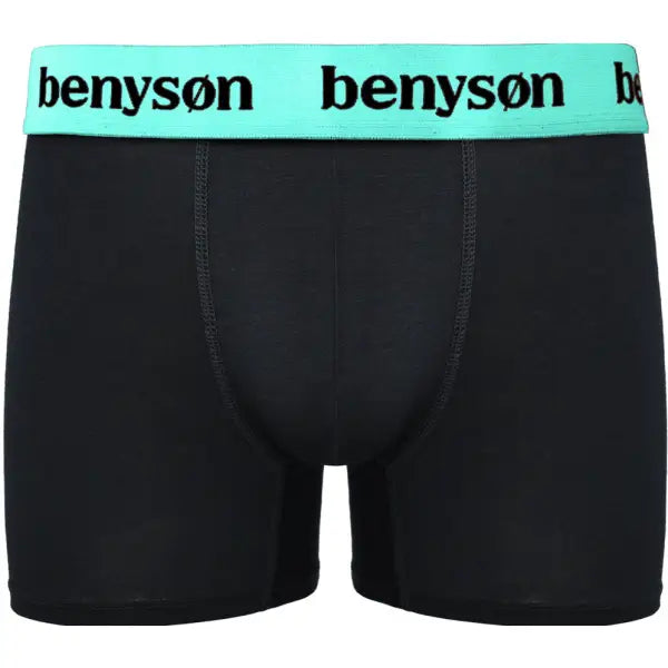3 pack Benyson Bamboe Heren boxers ’black’ - Boxershort