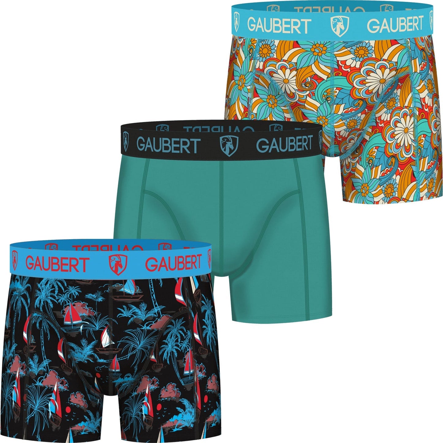 3 pack Gaubert Heren Boxershorts Bamboe - Boxershort