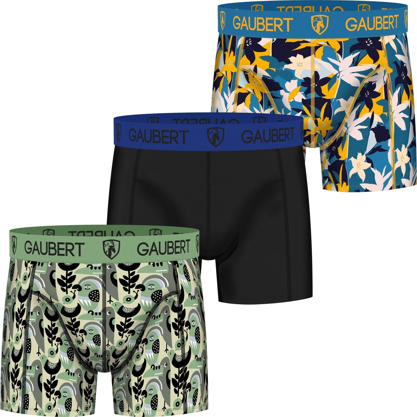 3 pack Gaubert Heren Boxershorts Bamboe - Boxershort