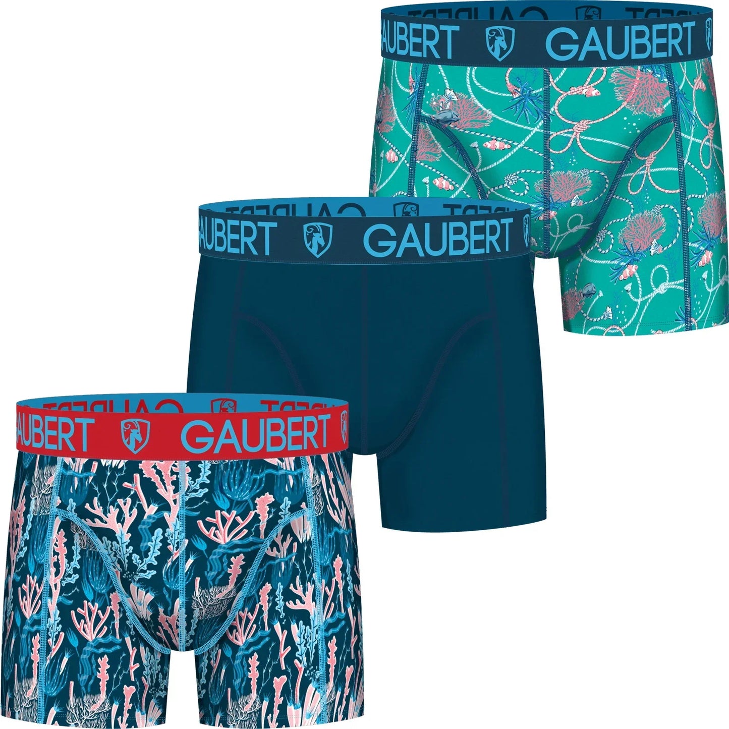 3 pack Gaubert Heren Boxershorts - Boxershort