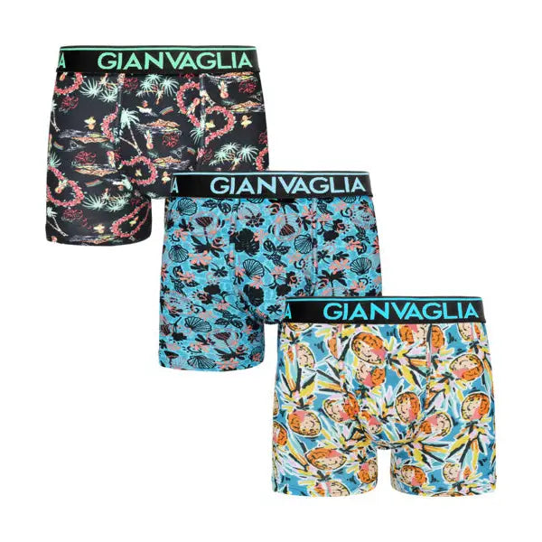 3 pack GIANVAGLIA® Deluxe 5502 Heren Katoenen Boxershort