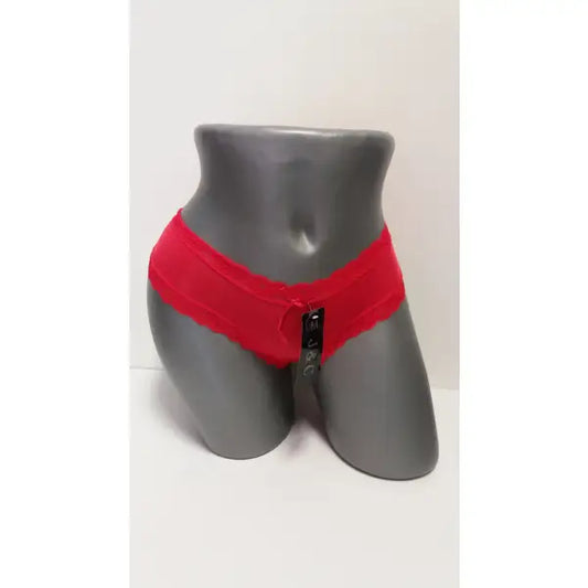 3 pack J&C Dames String Kant Rood 1604