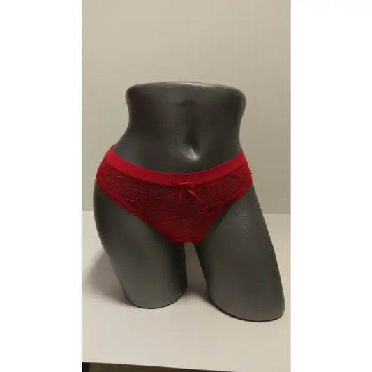3 pack J&C Dames String Kant Rood 1608