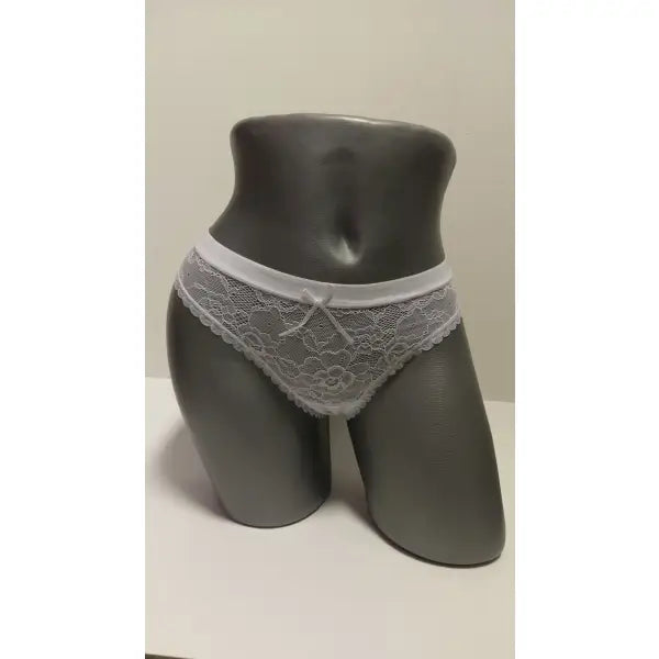 3 pack J&C Dames String Kant Wit 1608