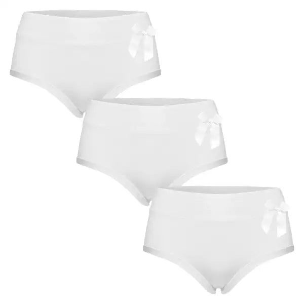 3 pack katoenen Dames slips zwart | Fine Woman dames ondergoed - Dames slips