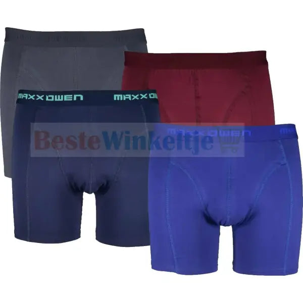 4 pack Maxx Owen Heren Boxers Color - Boxershort
